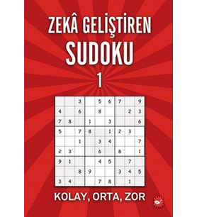 Zeka Geliştiren Sudoku 1 Kolay - Orta - Zor