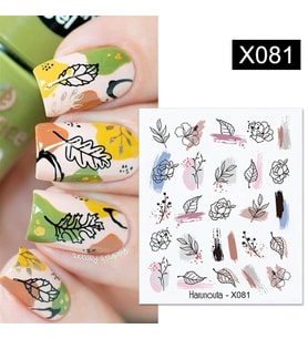 Su transferli nail art sticker X081 (52340-1)