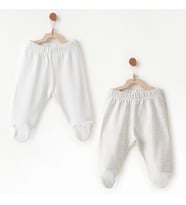 Andywawa Ac26585 Hello Elephant 2li Patikli Pantolon White