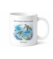 Dünya Denizler Günü Maviliklerin Temiz Kalmasını İsteyenlere Kupa Bardak Hediye