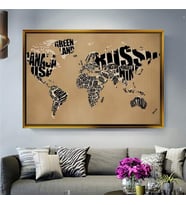 Altın Çerçeveli dekoratif tablo l1532 (Gold)