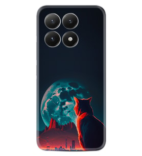 Xiaomi 15T Pro Kılıf Boutique Baskılı Resimli Dalgın Kedi Pcode -074