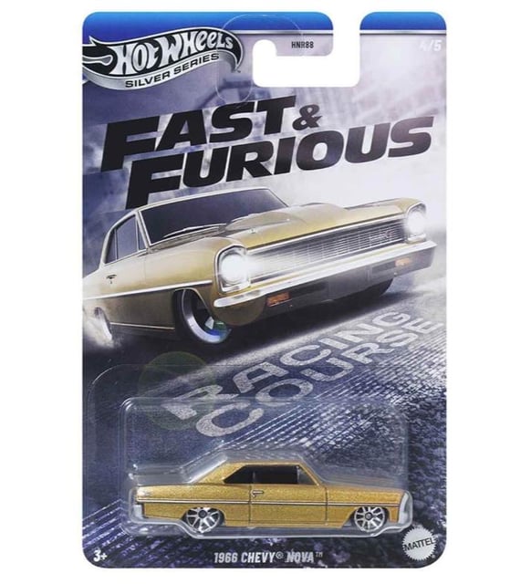 Hot Wheels Silver Series Fast & Furious 1966 Chevy Nova JBY42