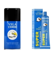 1 Kutu viga150000 Geçiktiricci Sprey + viga 150000 Geciktiricci Krem