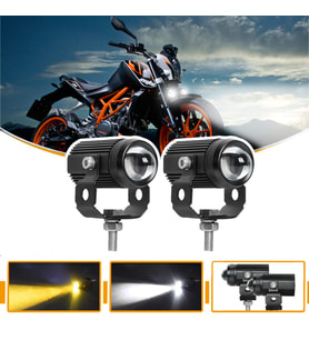 Aotrom Shooter Sis Lambası Motosiklet LED Spot Işık Beyaz-Sarı