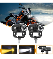 Aotrom Shooter Sis Lambası Motosiklet LED Spot Işık Beyaz-Sarı