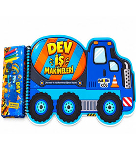 Dev İş Makineleri - Çıkartmalı Ve Boya Kalemi Hediyeli