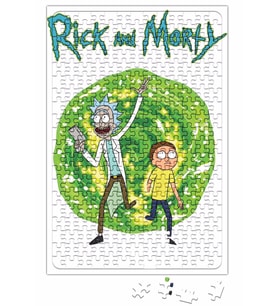 Rick and Morty Puzzle 240 Parça Yapboz