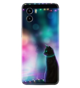 Vivo Y15S Y32 Y33S Y51 Y53S Kılıf Desemli Silikon Window Cat 1787