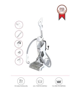 Torima DHY-1000 Beyaz 800W Halı Ve Koltuk Yıkama Temizleme Leke Çıkartma Makinesi
