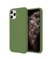 Apple iPhone 11 Pro İnce Mat Silikon Kılıf Yeşil