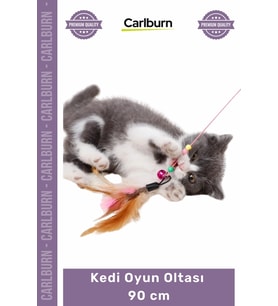 Özel Üretim İnteraktif Eğlenceli Esnek Dayanıklı Hareketli Avcılık İçgüdü Kedi Oyun Oltası 90 cm