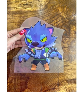 ÜTÜ İLE YAPIŞAN ÇOCUK KAHRAMANI TRANSFER BASKI ARMA 22X20 CM