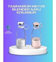 Çevre Dostu Cam Gövdeli Kablosuz Smoothie Blender