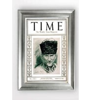 Gümüş Çerçeveli Atatürk Tablo cv727