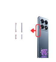 Xiaomi Mi 14T Pro Açma Kapama Ve Yan Ses Tuşu Plastik Düğme 2407FPN8EG Uyumlu