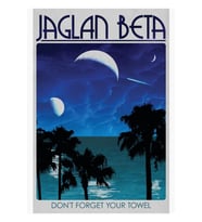 Jaglan Beta Seyahat Posteri Tablo Ahşap Poster Dekoratif