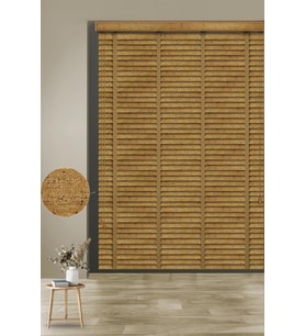 PJ Polywood 103 Antik Desen Hardal Polywood Jaluzi
