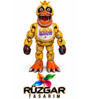 Fnaf Five Nights at Freddy's Withered Chica Fnaf Eklemli Oyuncak