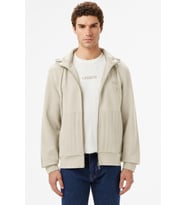 Lacoste Men's Regular Fit Mens Swshirt Çıkarılabilir Kapüşonlu Pamuklu Erkek Sweatshirt Bej