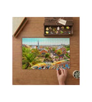 Park Guell Barcelona Tasarımı 240 parça Ahşap Puzzle Ahşap Kutuda MP01265