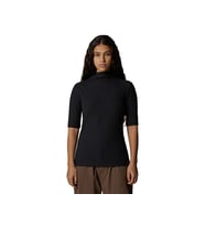 The North Face W S/S Mock Neck Slim Tee Kadın Outdoor Tişörtü NF0A89C3JK31 Siyah