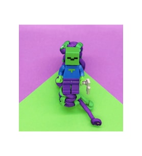 Petityu Erkek Çocuk - 3-12 Yaş Minecraft Lego Steve Bileklik