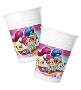 Shimmer Shine Karton Bardak PK:8-