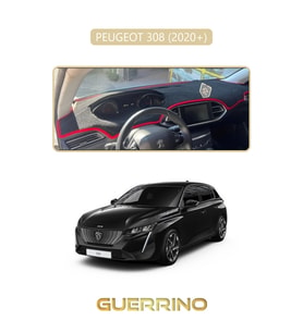 PEUGEOT 308 (2020+)TORPİDO KORUMA HALISI BEJ KENAR