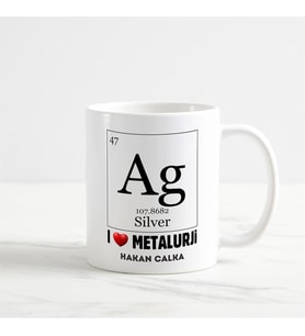 Metalurji Kupa Bardak (2. Tasarım) (Beyaz)