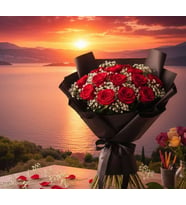 15'li Kırmızı Gül Buketi