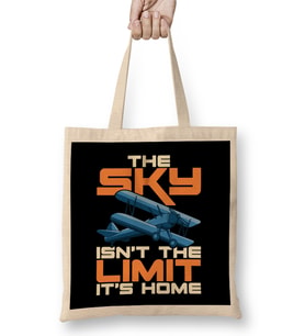 The Sky Is Yours Fighter Pilot Bez Çanta Uzun Saplı