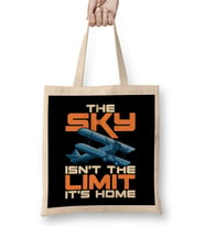 The Sky Is Yours Fighter Pilot Bez Çanta Uzun Saplı