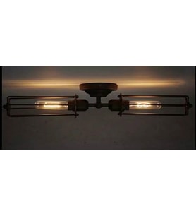 MYLİGHTS  RETRO RUSTİK TAVAN VE DUVAR APLİK ARMATÜR AVİZE (Siyah)