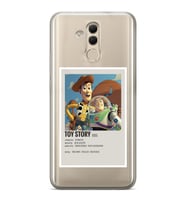 Huawei Mate 20 Lite Uyumlu Toy Story Minimalist Poster Desenli Şeffaf Telefon Kılıfı