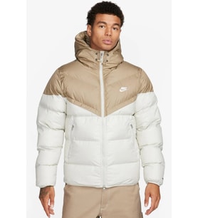 Nike Stormfit Primaloft Synthetic Fit Jacket Rahat Kalıp Kapüşonlu Mont Krem-Bej