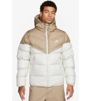 Nike Stormfit Primaloft Synthetic Fit Jacket Rahat Kalıp Kapüşonlu Mont Krem-Bej