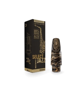 D'Addario Woodwinds Select Jazz D8M Marble Alto Saksafon Beki
