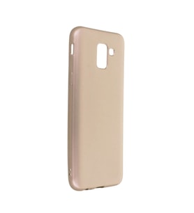 Samsung Galaxy J6 Kılıf First Silikon - Gold