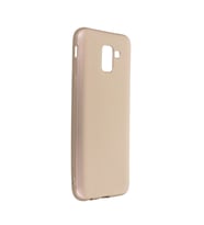 Samsung Galaxy J6 Kılıf First Silikon - Gold
