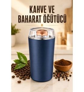 Kahve Ve Baharat Öğütücü Paslanmaz Çelik Dayanıklı Kolay Kullanım