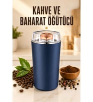 Kahve Ve Baharat Öğütücü Paslanmaz Çelik Dayanıklı Kolay Kullanım