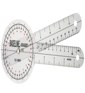 BASELİNE PLASTİK 360º ISOM AÇI ÖLÇER 8"İNÇ ( 20 CM )