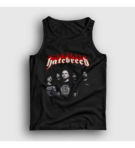 Presmono Unisex Siyah Band Hatebreed Atlet 148427tt