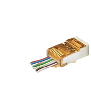 Cat6E Ez Rj45 Metal Konnektör 100 Adet Plastik Kutu - Turuncu ND2421