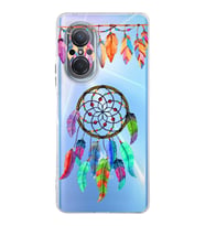 PrintiFy Huawei Nova 9 Se ile Uyumlu Nazar Boncuğu 6 Baskılı Kamera Korumalı Şeffaf Silikon Kılıf
