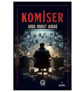 Q Yayınları - Komiser adlı Kitap Arda Murat Akdağ Ciltli
