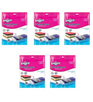 Vindex Vakumlu Giyisi Yastık Yorgan Saklama Torbası Poşeti Hurç -Large -55x90 Cm. -1 Adetlik 5 Paket