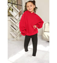 Çocuk It's Okay Baskılı Sweatshirt (Kırmızı)