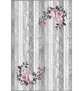 Eliana Home Baskılı, Yıkanabilir Kaymaz Taban Salon Halısı LNA1117 100x150 cm (Bej)